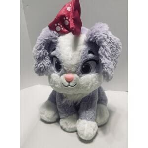 Disney Junior Minnie Mouse Creampuff Pet Purple Dog Plush Toy Stuffed Puppy